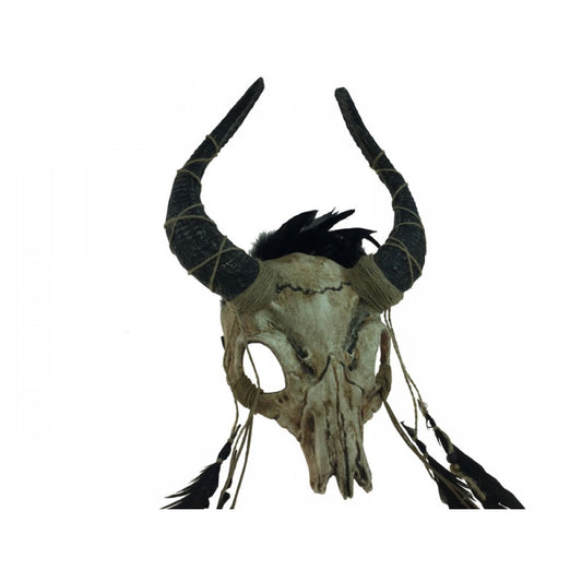 Bone Ram Skull Horned Mask