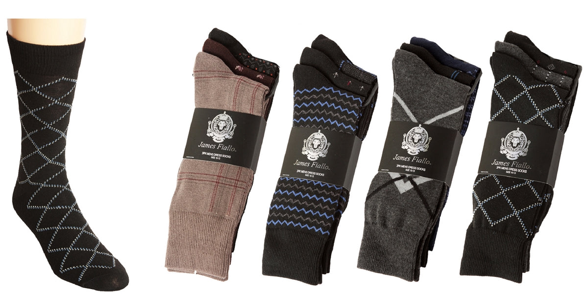 Men's Dress Socks 3-Pair Pack  10-13