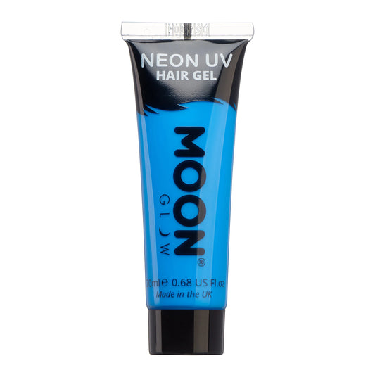 Intense Blue - Neon UV Hair Gel, 20mL
