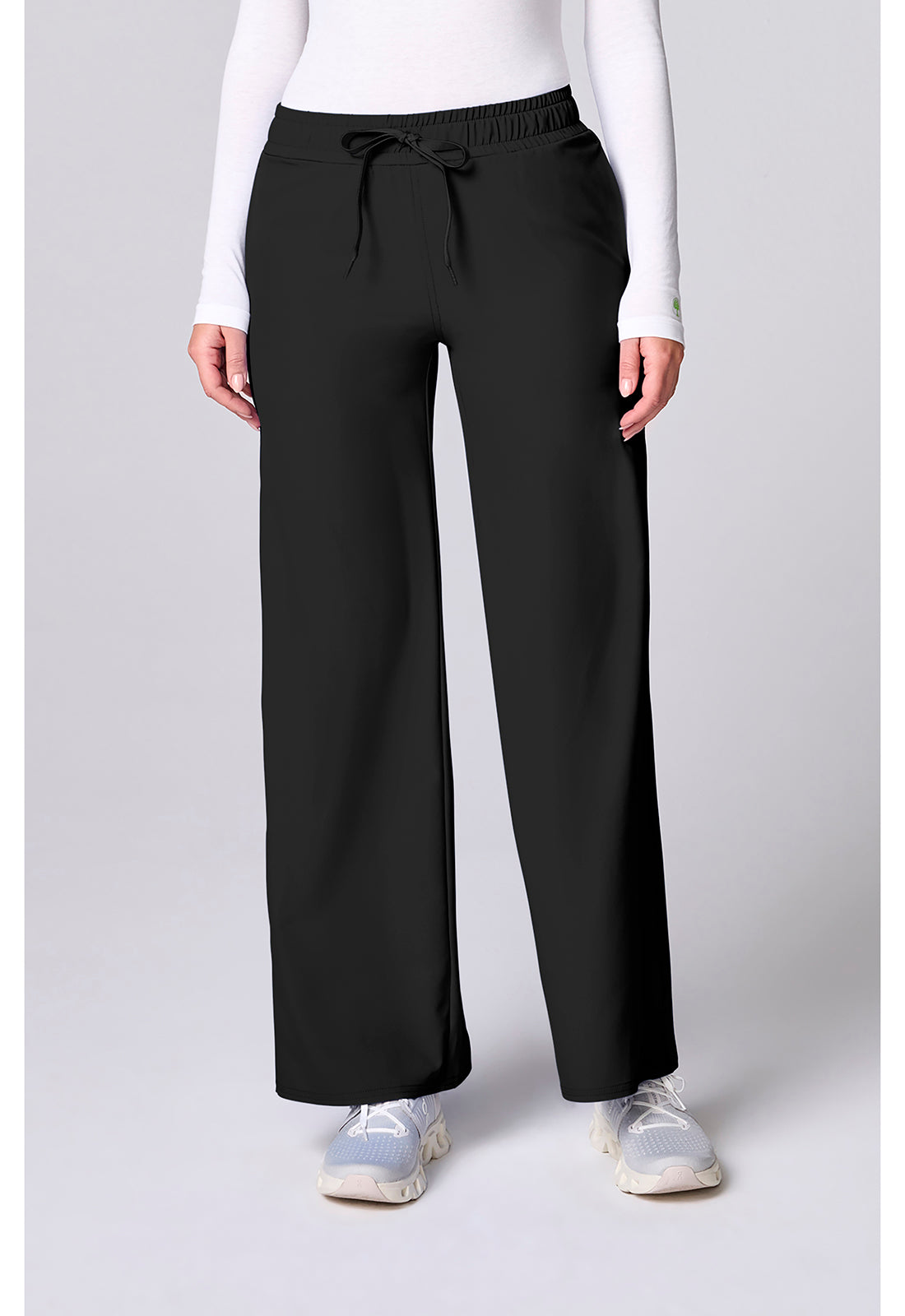 Pantalón de pierna ancha negro
