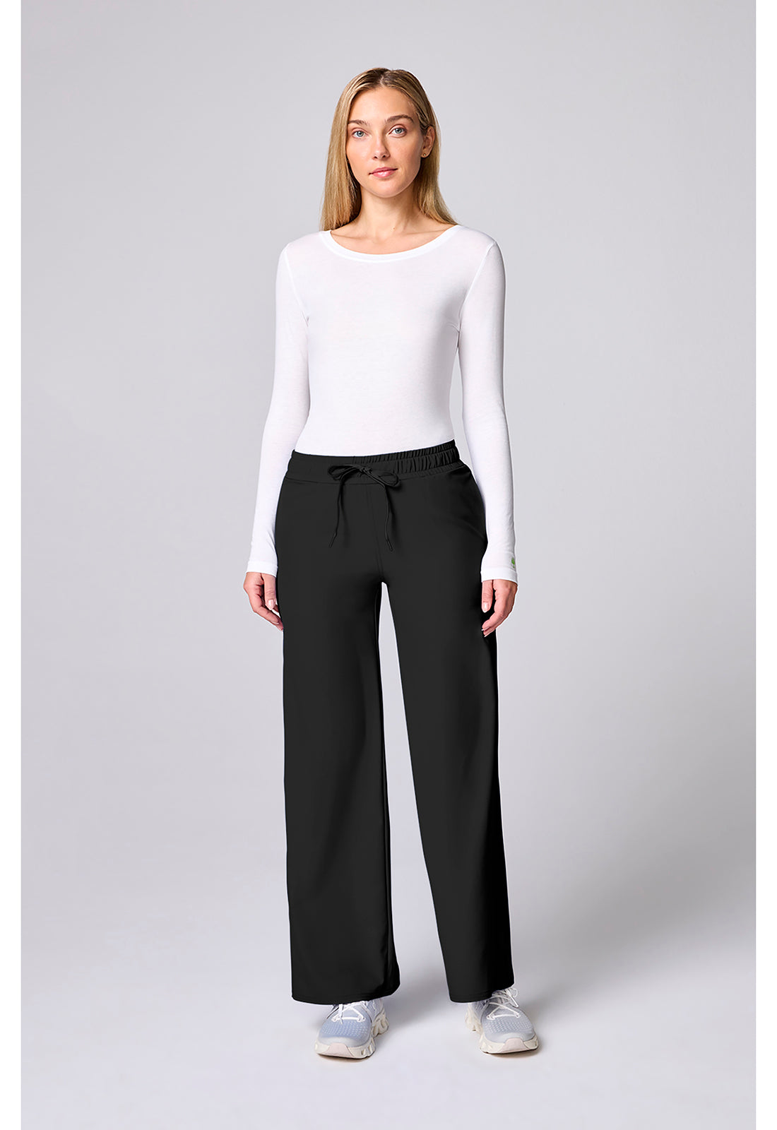 Pantalón de pierna ancha negro