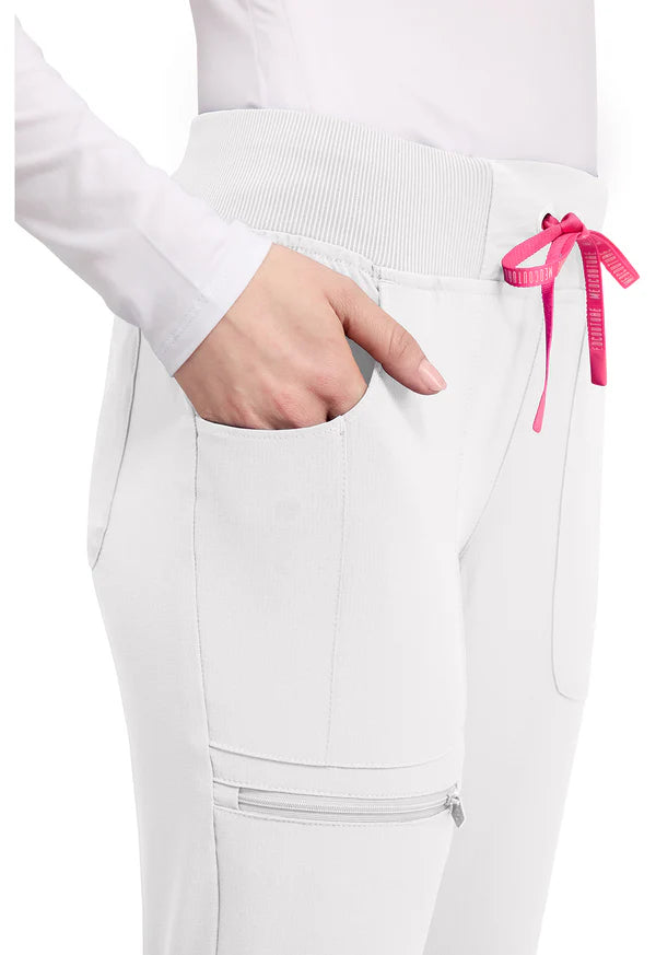 Pantalón Deportivo de Tiro Medio Blanco