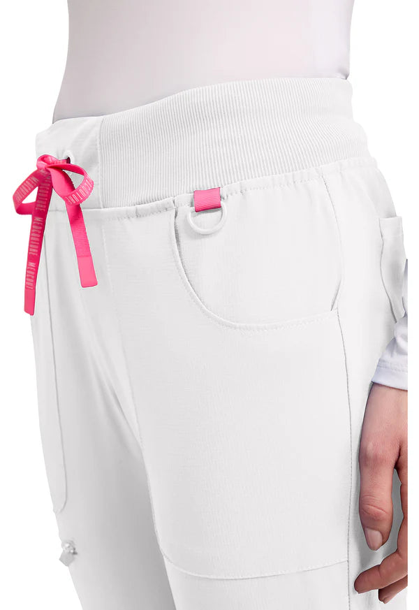 Pantalón Deportivo de Tiro Medio Blanco