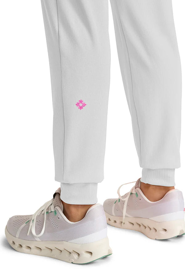 Pantalón Deportivo de Tiro Medio Blanco