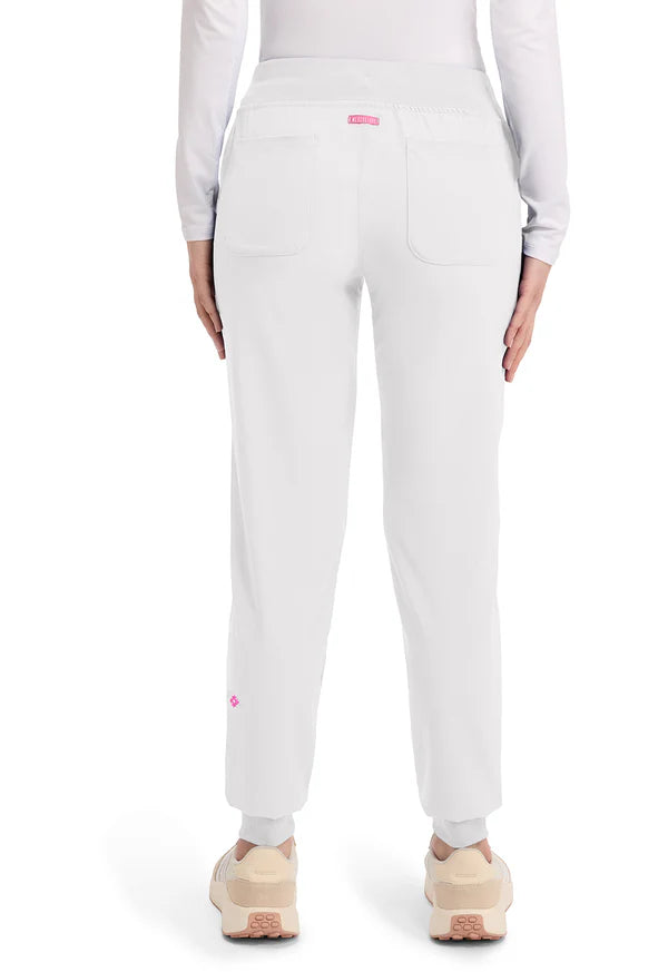 Pantalón Deportivo de Tiro Medio Blanco