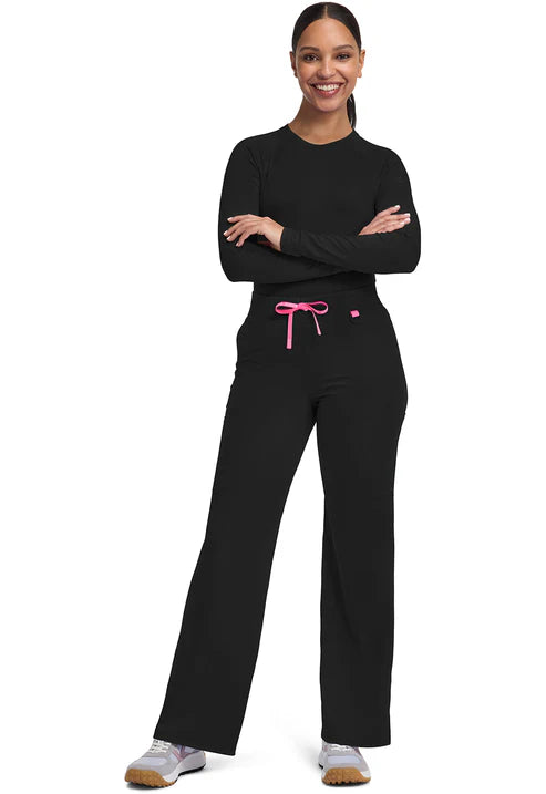 Wide Leg Pull-on Pant Black