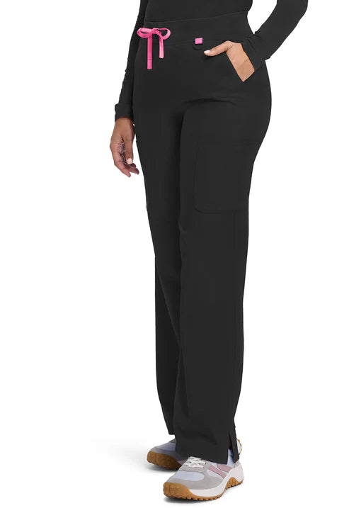 Wide Leg Pull-on Pant Black
