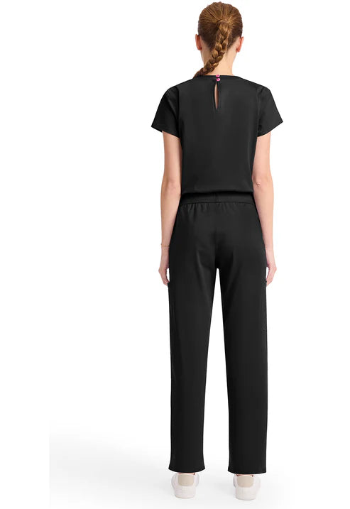 V-Neck Jumpsuit Black