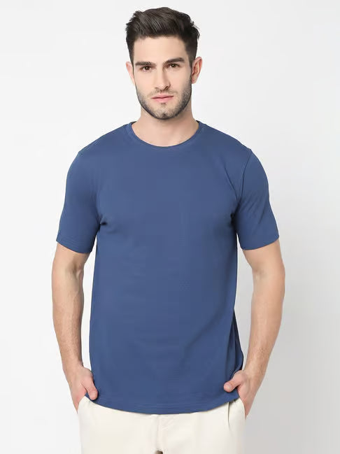 T-Shirt Men Blue  - Just Blu