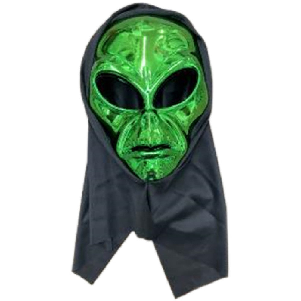 Green Alien Hooded Mask