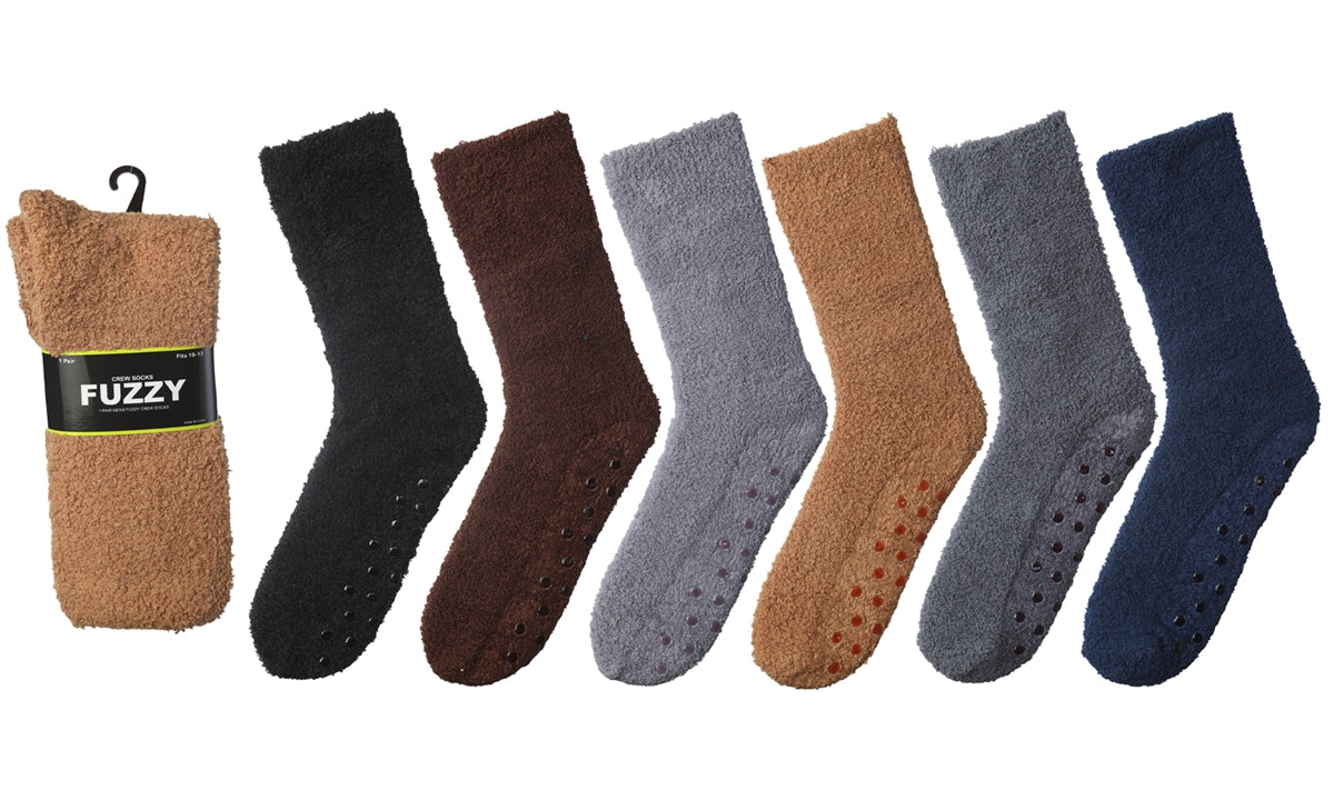 Men Fuzzy Skid-Proof Socks