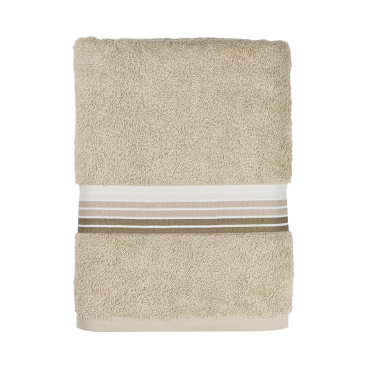 Bath Towel Ombre Stripe Valenjo Tan 27x52