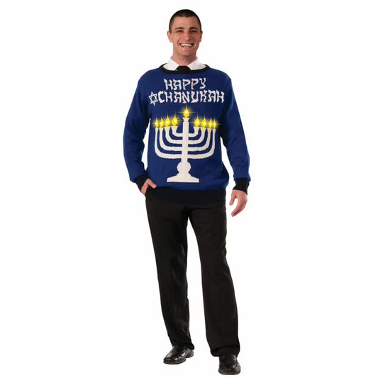 Hanukkah Sweater Menorah