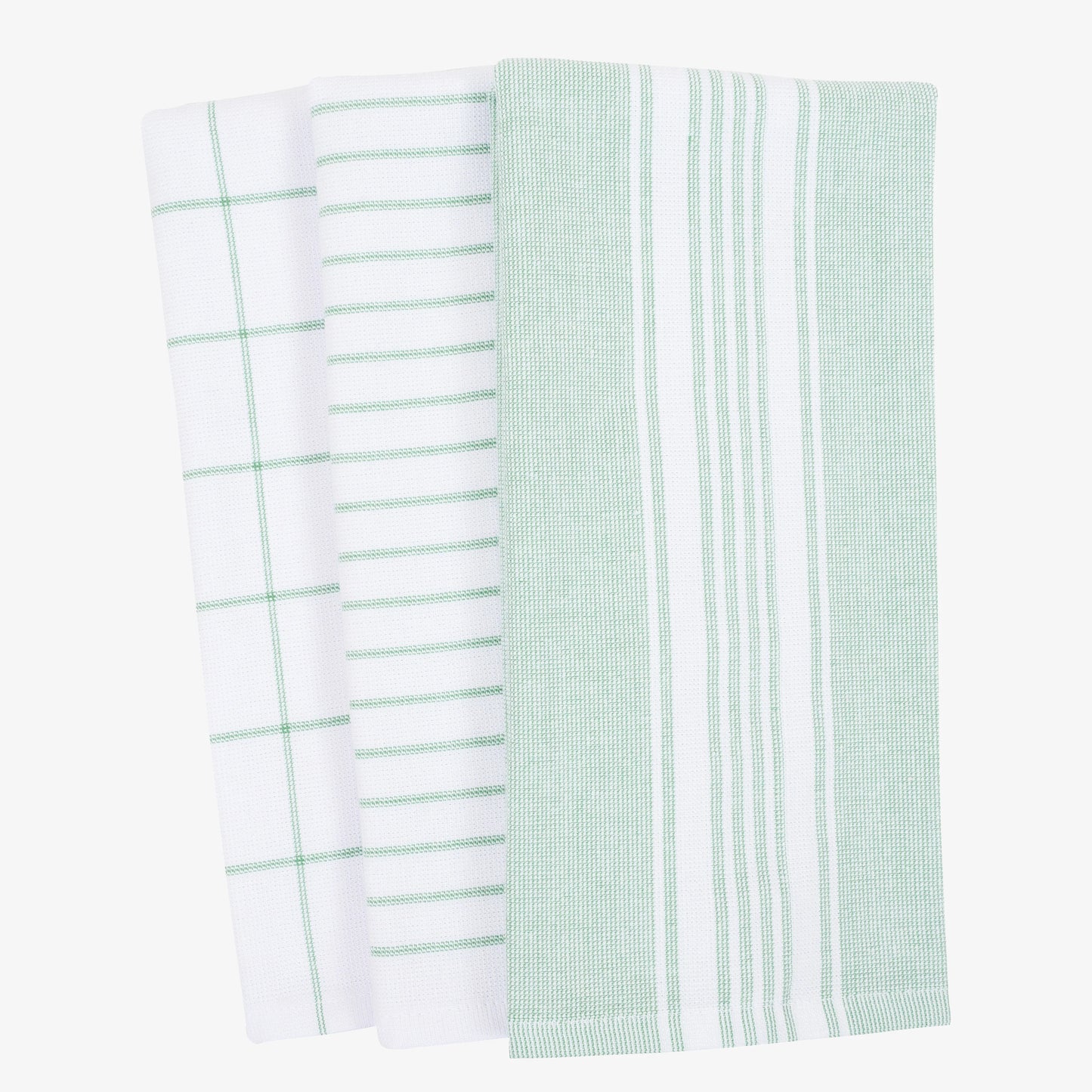Monaco Terry Kitchen Towel Set of 3 - Mineral Green
