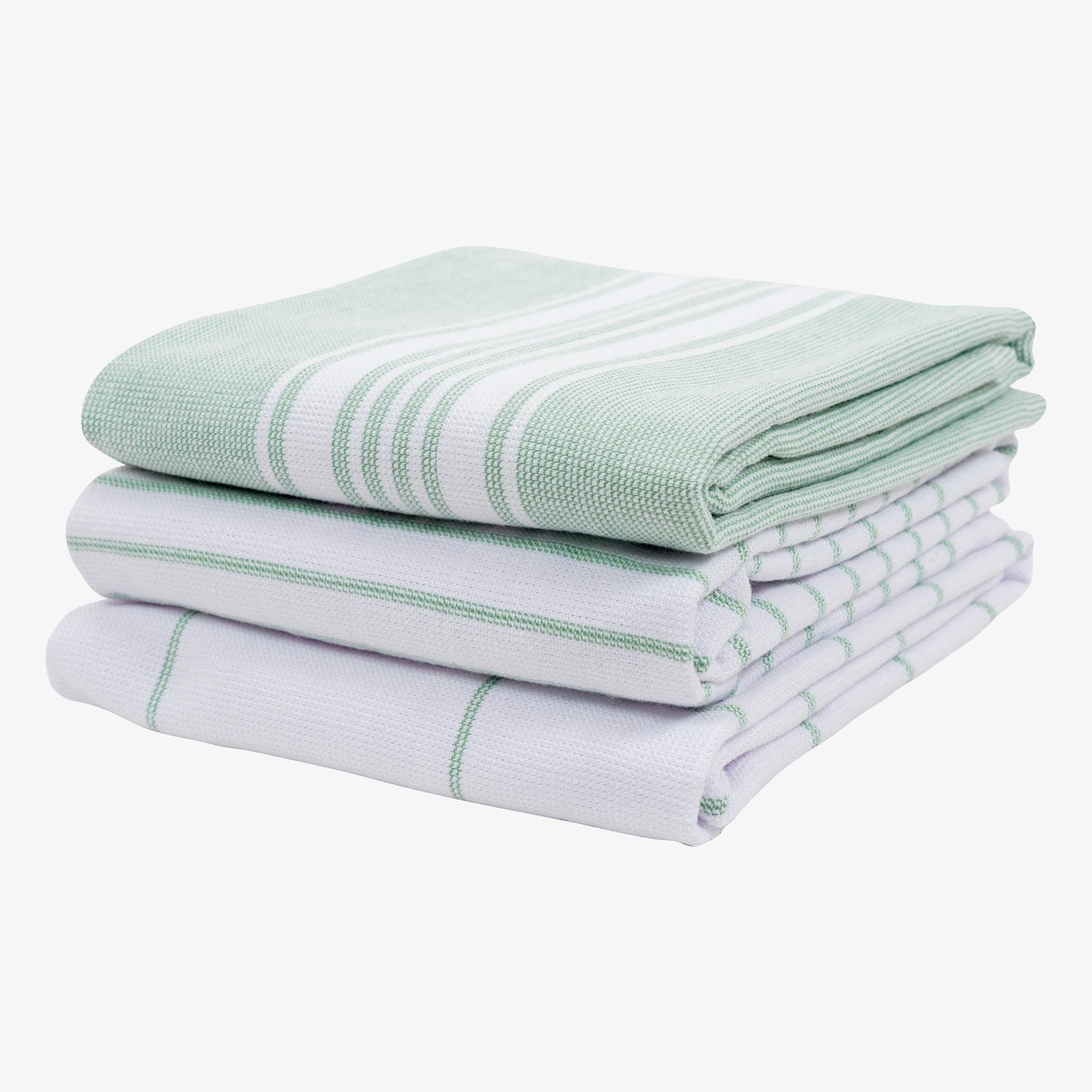 Monaco Terry Kitchen Towel Set of 3 - Mineral Green