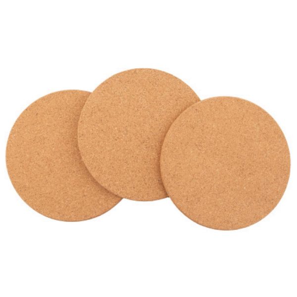 Natural Cork Trivet Set of 3