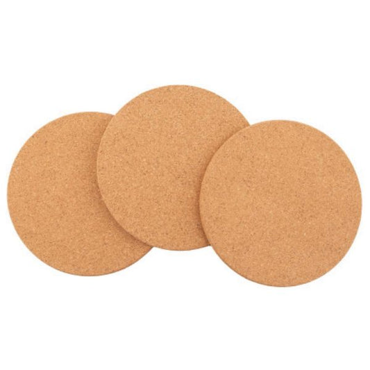 Natural Cork Trivet Set of 3