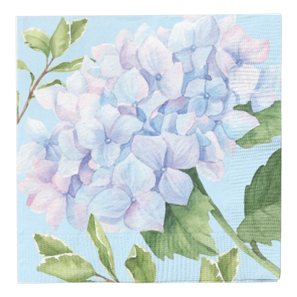 Cocktail Napkin Hydrangeas
