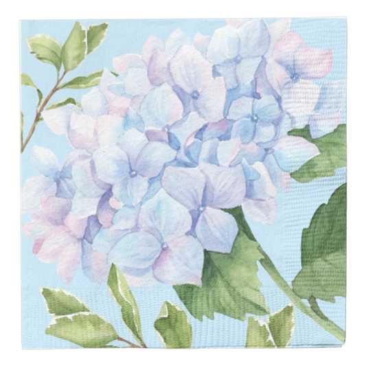 Cocktail Napkin Hydrangeas