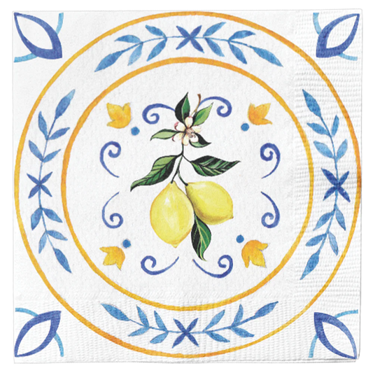Cocktail Napkin Capri Coast 3 Ply