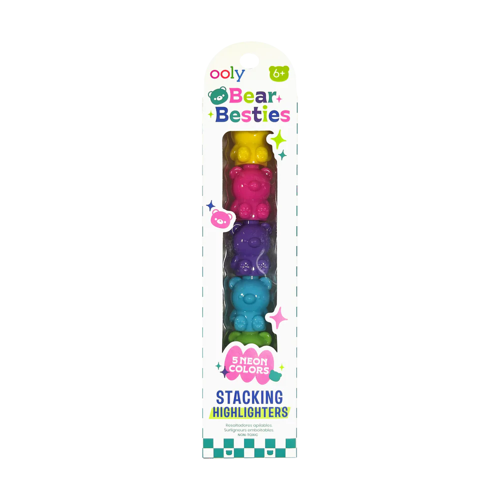 Bear Besties Stacking Highlighters - 5 Color