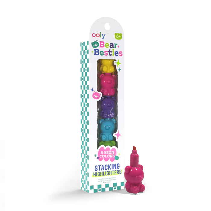 Bear Besties Stacking Highlighters - 5 Color