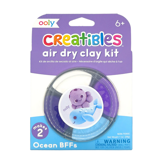 Creatibles Mini Air Dry Clay Kit - Ocean