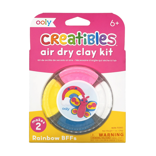 Creatibles Mini Air Dry Clay Kit - Rainbow