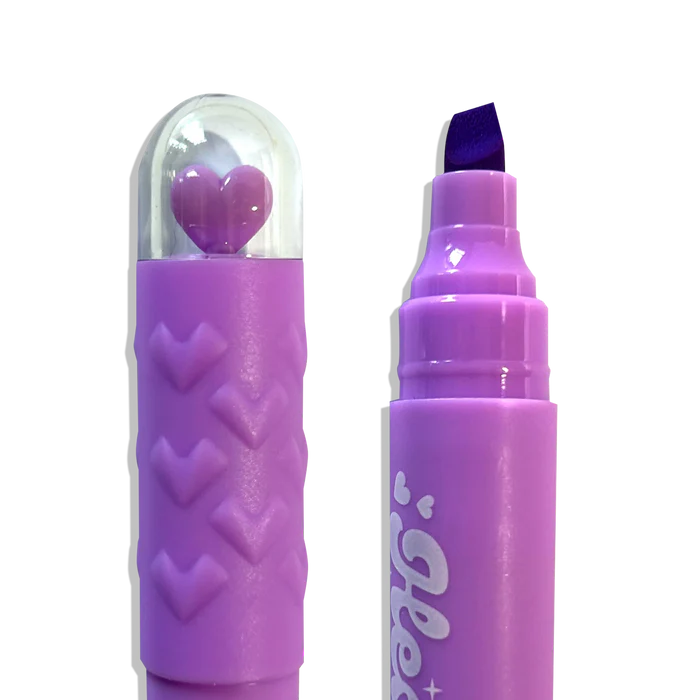 Heart Pops Neon Highlighters - Set of 6