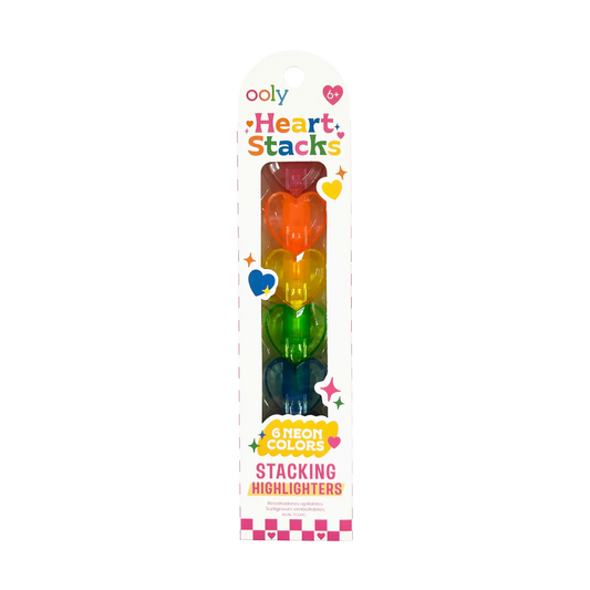 Heart Stacks Stacking Highlighters - 6 Color