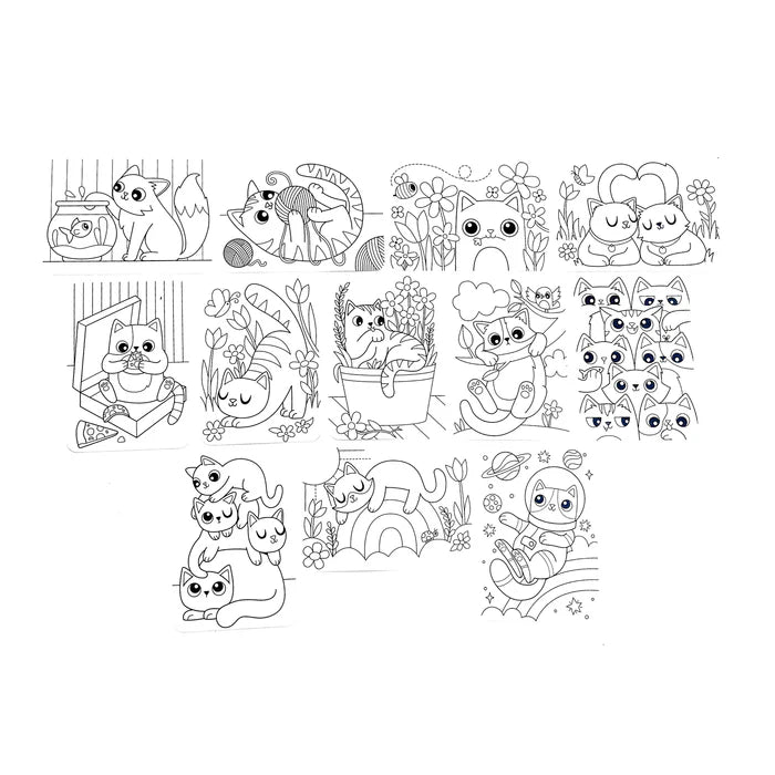 Undercover Art Hidden Pattern Coloring Activity Art Cards