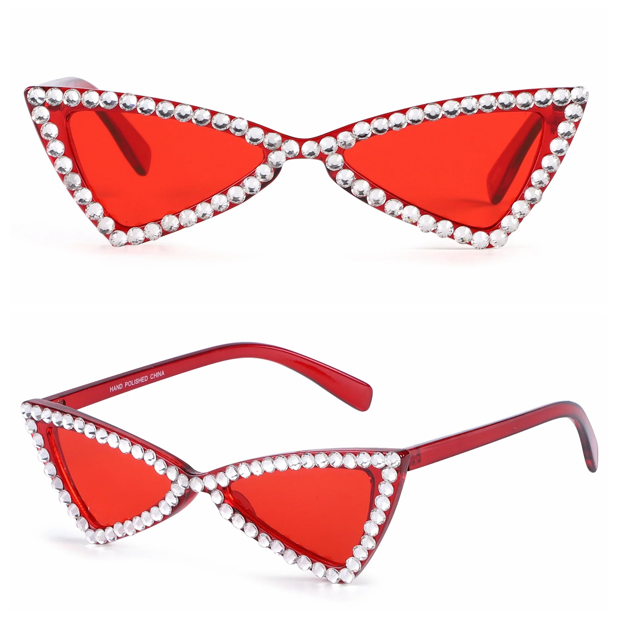 GEM LINES COLOR SUNGLASSES POINTY
