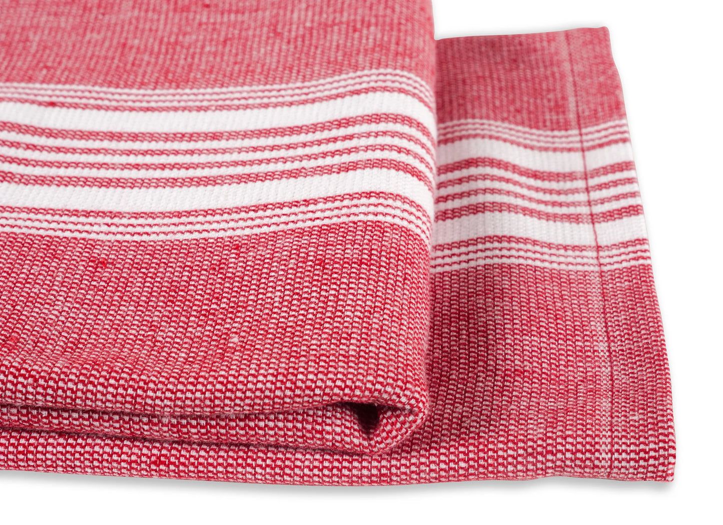 Juego de 2 agarraderas de chambray Strada - 20,32 cm x 20,32 cm - Azul