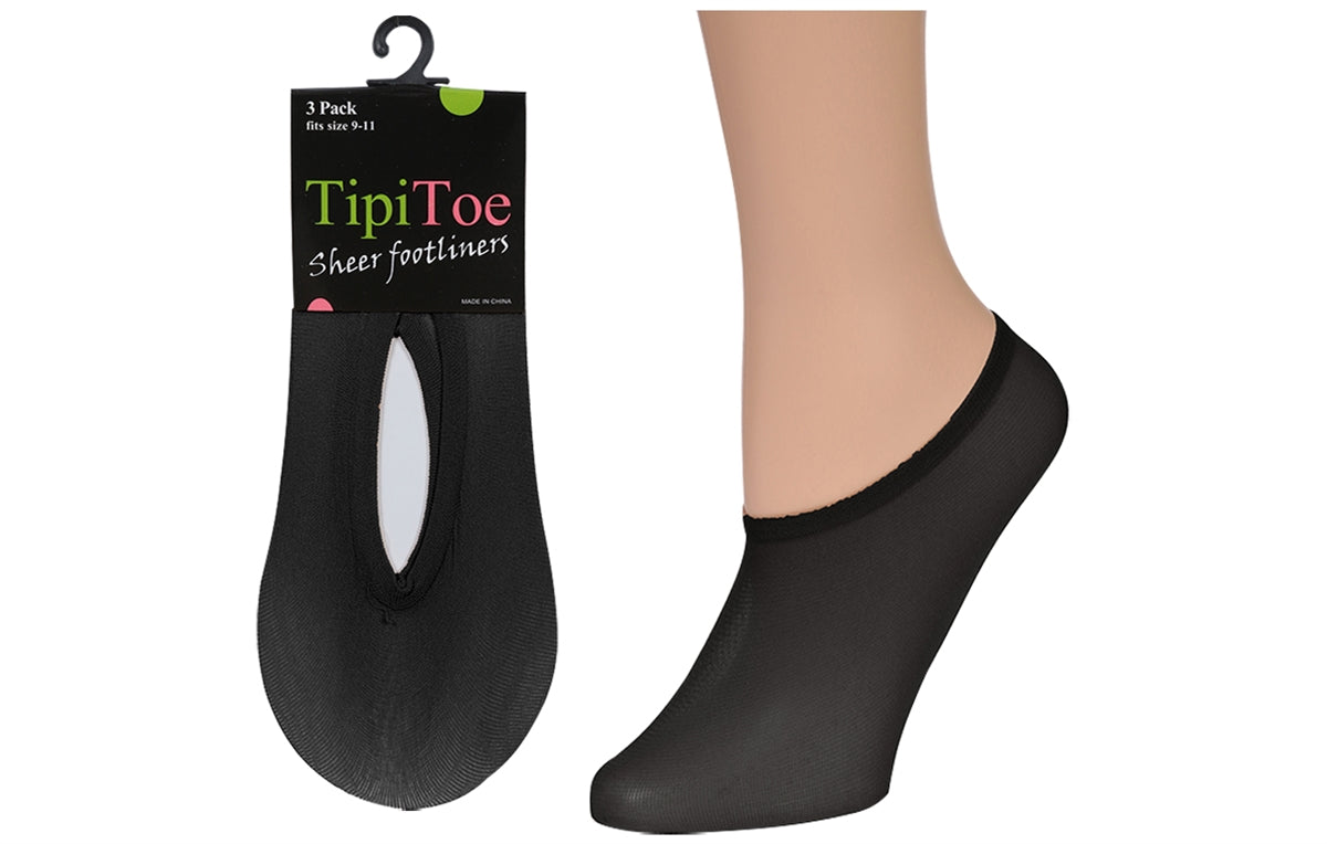 3 Pair Tipi Toe Foot Liners