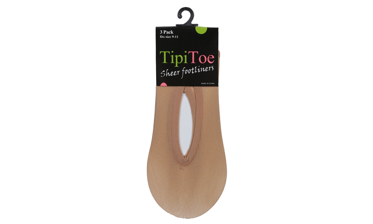 3 Pair Tipi Toe Foot Liners