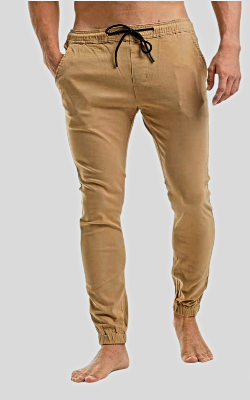 Pant Jogger Stretch Twill P/hombre- Khaki