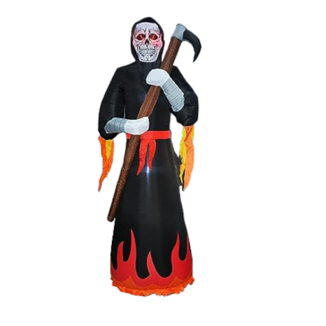 8FT Tall  Inflatable Grim Reaper