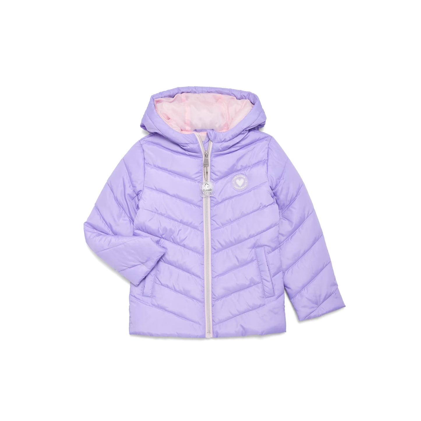 Solid Faux Packable Midwt Jacket Hot Purple