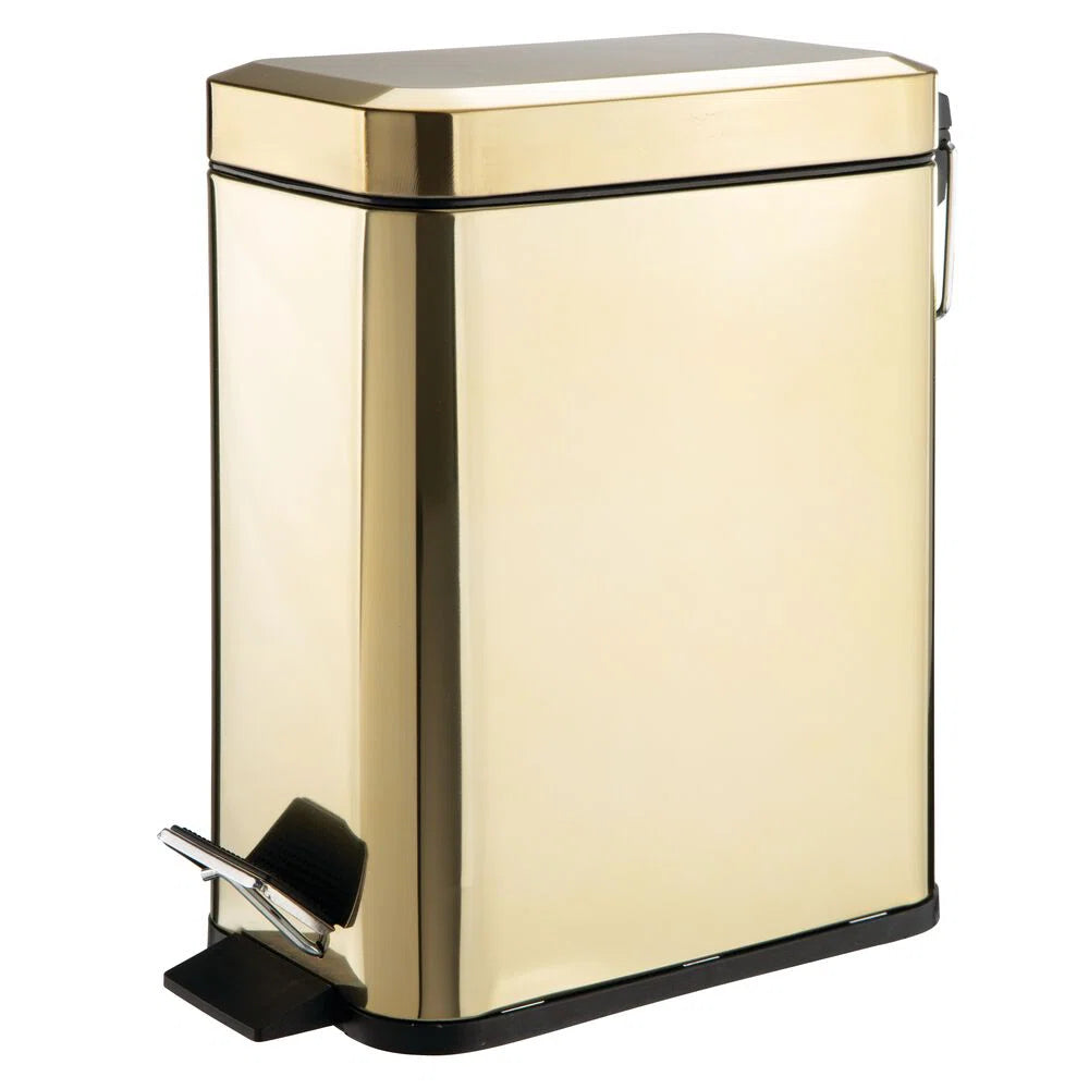 Rectangle Step Can 5L Brass