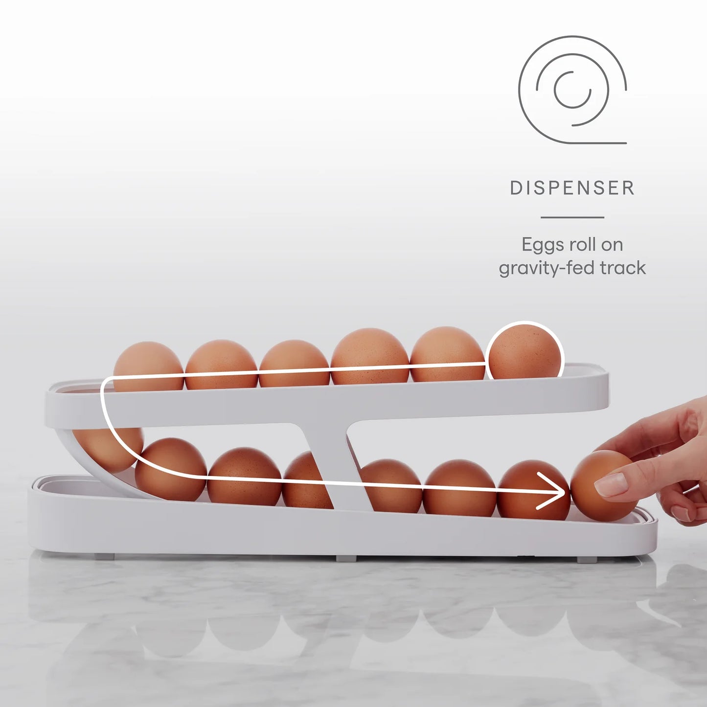 RollDown Egg Dispenser