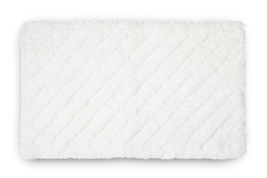 Serene Bath Rug White
