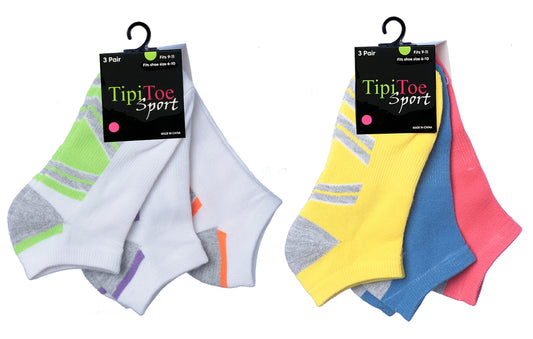Women's 3 Pack Cushion Sport Ankle Socks