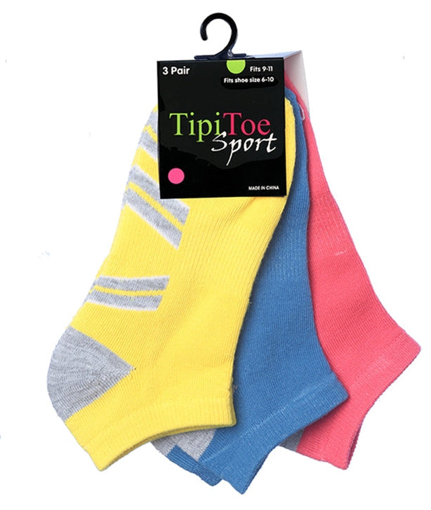 Women's 3 Pack Cushion Sport Ankle Socks