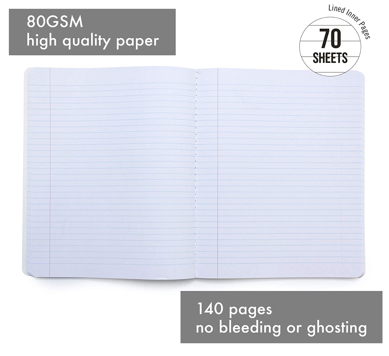 Blossom  Light Blue Composition Notebook