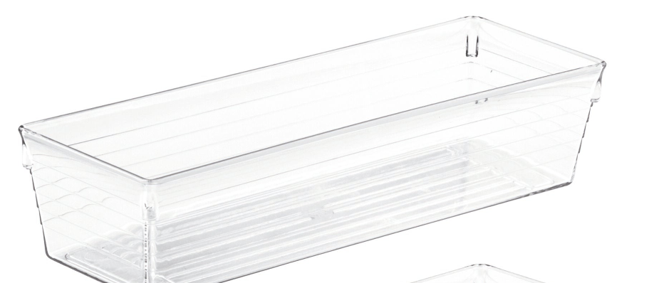 Drawer organizer 4 x 8 x 2" Clear
