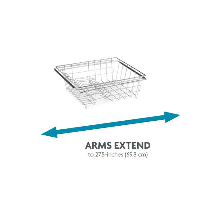 Expandable In-Sink Dish Rack