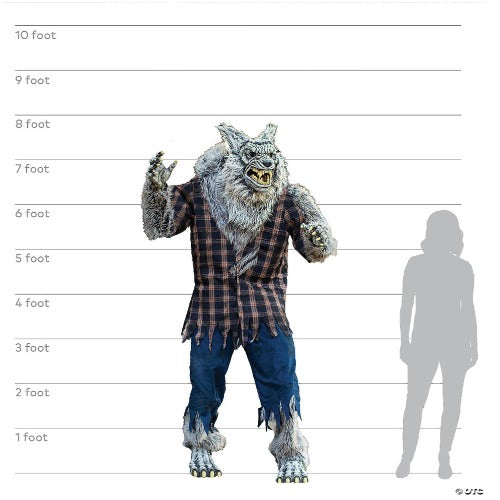 7.5FT Animated Hulking Werewolf