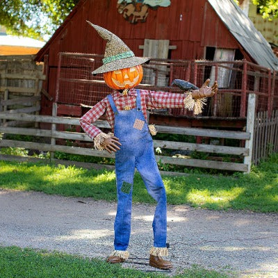 6 ft. Animated Whimsical Scarecrow
