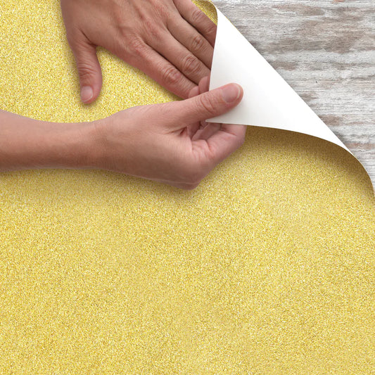 Brand Craft - Glitter FX Self-Adhesive Gold 18in x 6ft