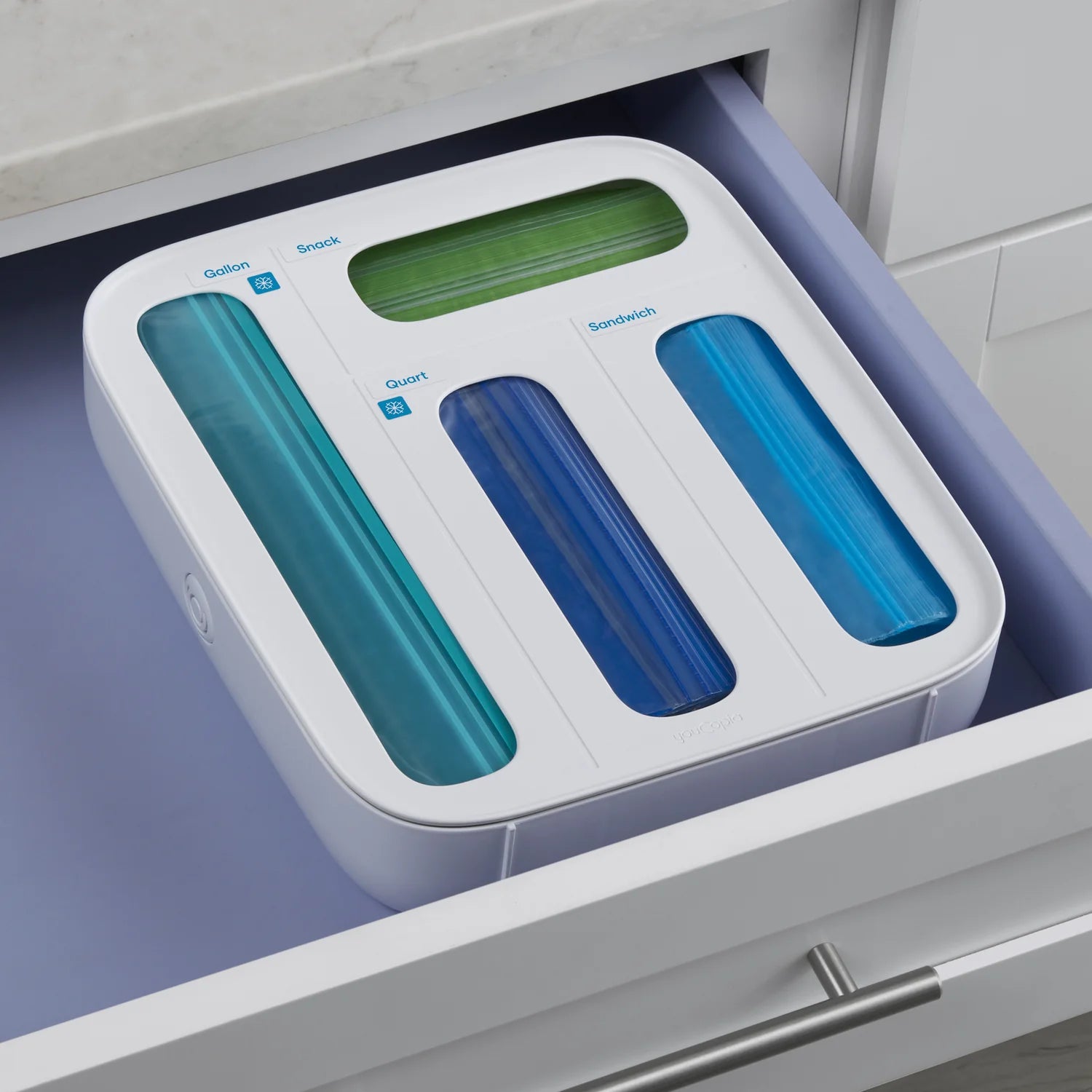 StoraBag Food Bag Dispenser, 4-Slot